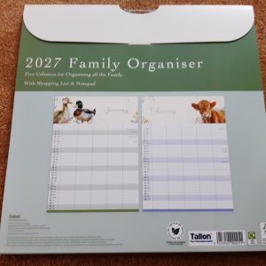 2027 Family Organiser (Animals)
