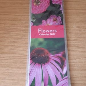 Flowers Calendar 2027 – Slimline